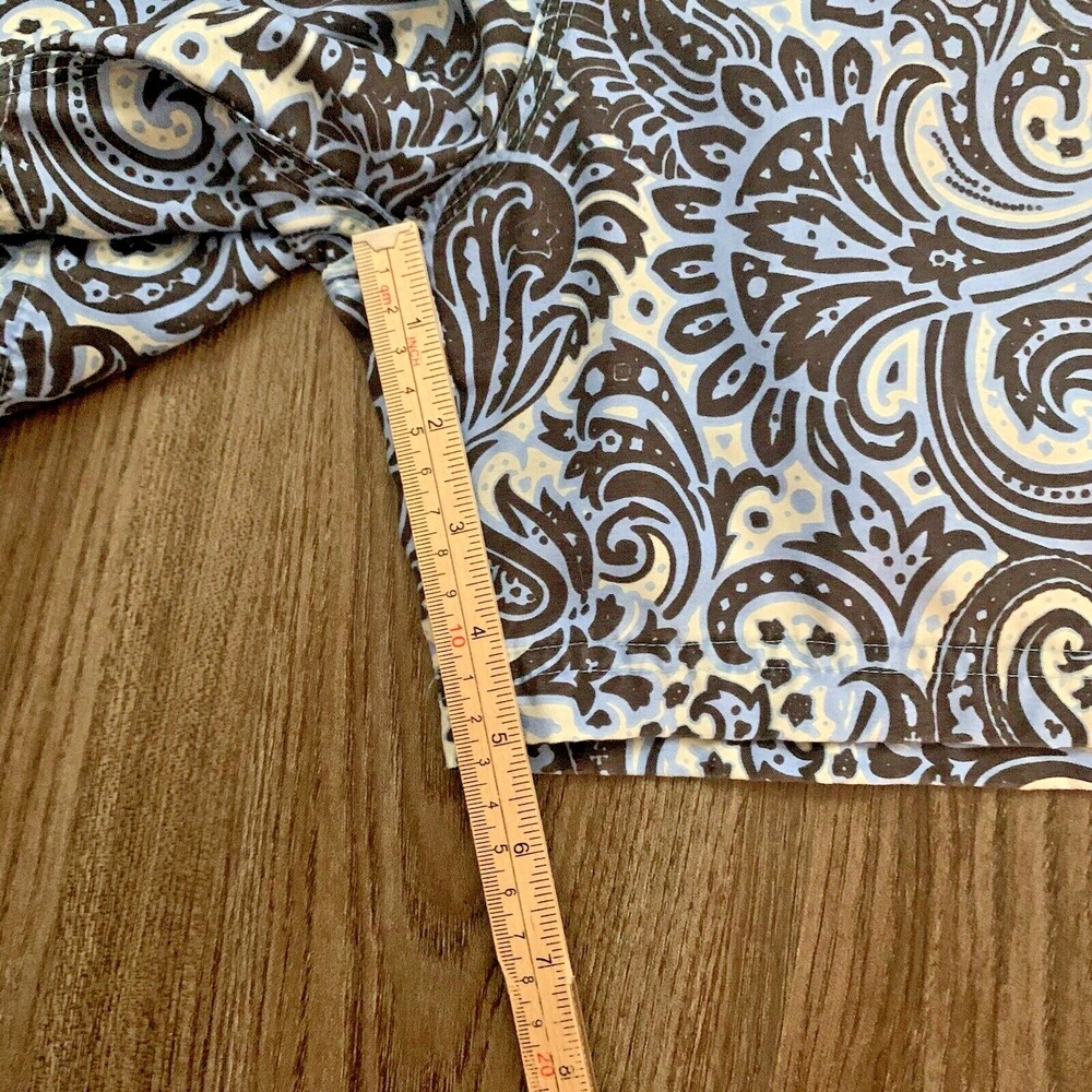 Nat Nast Lined Swim Trunks Blue Black Floral Lined Beach Pool XL - Picture 6 of 10